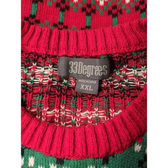 33 Degrees Moose Can Holder Sweater Men’s XXL Funny Christmas Party Cotton - Picture 3 of 8